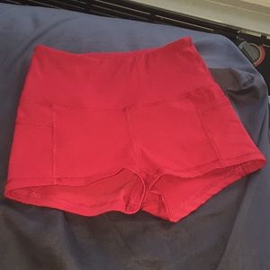 Buff Bunny Red Shorts with Pockets ❤️❤️❤️